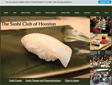 Tablet Screenshot of houston-sushi.com